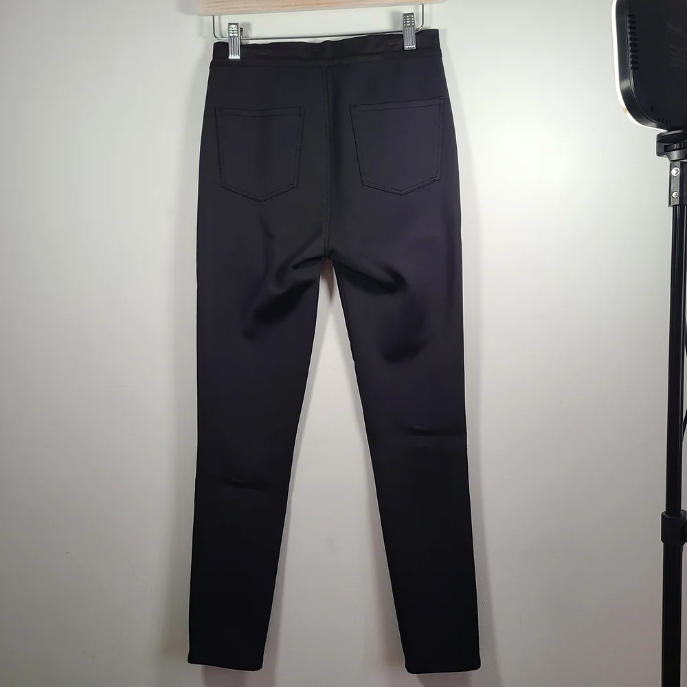 J Brand Black Trousers with Zipper Accents Size 26 - Picture 5 of 10